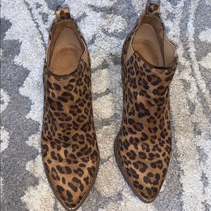 Leopard booties